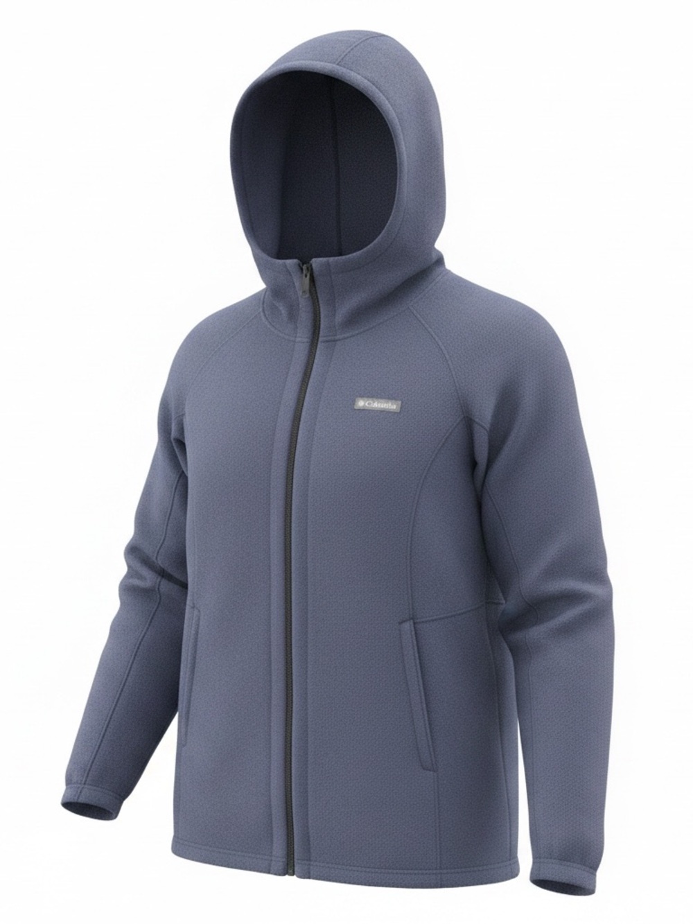 Columbia Navy Blue Full-Zip Fleece Hoodie. Women’s size large. Great condition.